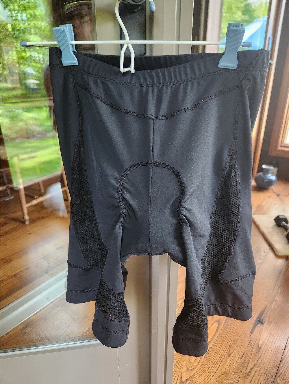 Beroy Padded Women's Athletic Cycling Black Shorts Size Large